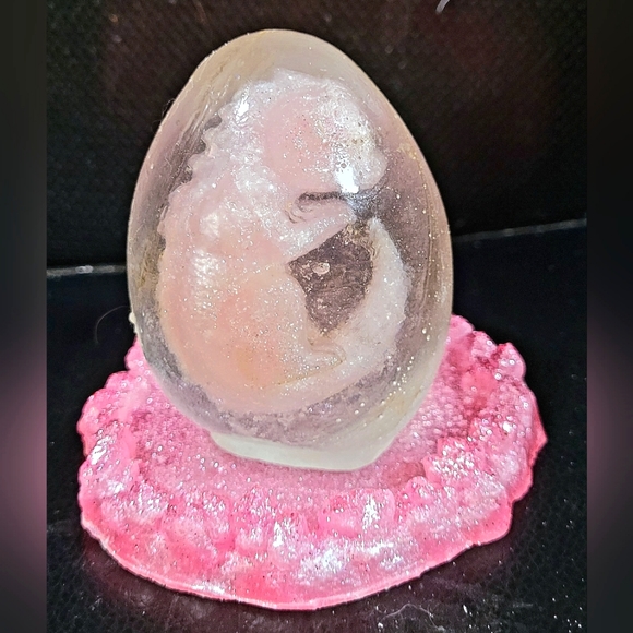 Handmade Resin Baby Dragon Egg in Nest. - Picture 12 of 16